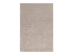 Online Alfombra geométrica - 200x290cm - beige - Valley Route Topo