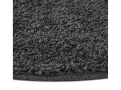 Alfombra De Cocina|Alfombra Redonda^Alfombra oscuro 160 x 160 cm Polipropileno Gris