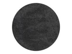 Alfombra De Cocina|Alfombra Redonda^Alfombra oscuro 160 x 160 cm Polipropileno Gris