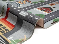 Alfombra Happy Life Juego - Gris - 200x290 cm