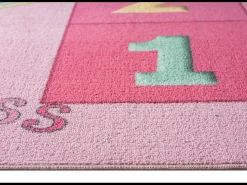 the carpet Alfombra De Salón|Alfombra Infantil^Alfombra Happy Life Juego Princesa - - 160x220 cm Rosa