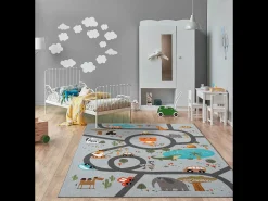 Sale the carpet Alfombra Happy Life Juego Safari - - 120x160 cm Gris