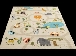 Alfombra Happy Life Juego Safari - Beige - 160x220 cm