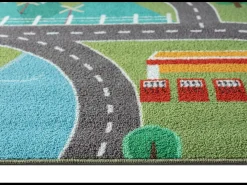 Alfombra Happy Life Juego - Verde - 80x150 cm