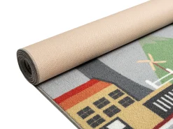 Alfombra Happy Life Juego - Gris - 80x150 cm