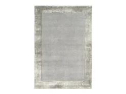 Alfombra De Salón^Alfombra hecha a mano Alfombra hecha a mano de lana y viscosa - 120x170cm - Plata - Ascot Plateado