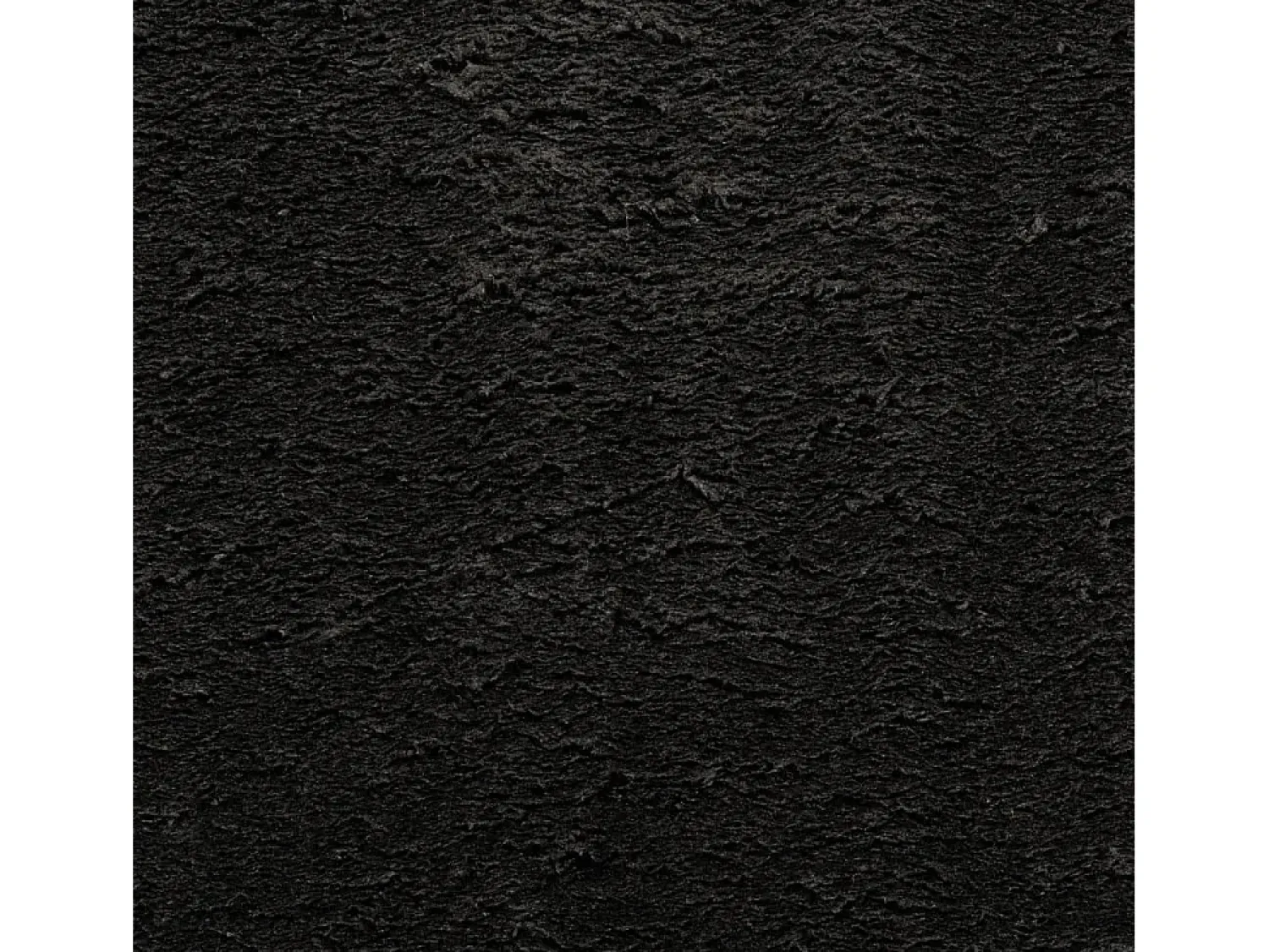 Online Alfombra HUARTE de pelo corto suave y lavable en color Ø 100 cm Negro