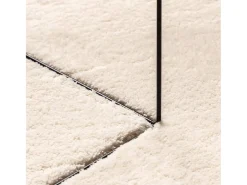 Alfombra De Cocina^Alfombra HUARTE de pelo corto suave y lavable 60x110 cm Beige