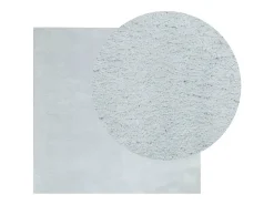 Discount Alfombra HUARTE de pelo corto suave y lavable 160x160 cm Azul
