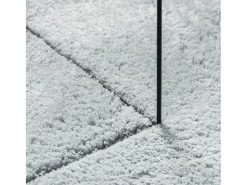 Discount Alfombra HUARTE de pelo corto suave y lavable 160x160 cm Azul