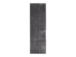 Sale Alfombra HUARTE de pelo corto suave y lavable en color antracita 80x250cm Gris