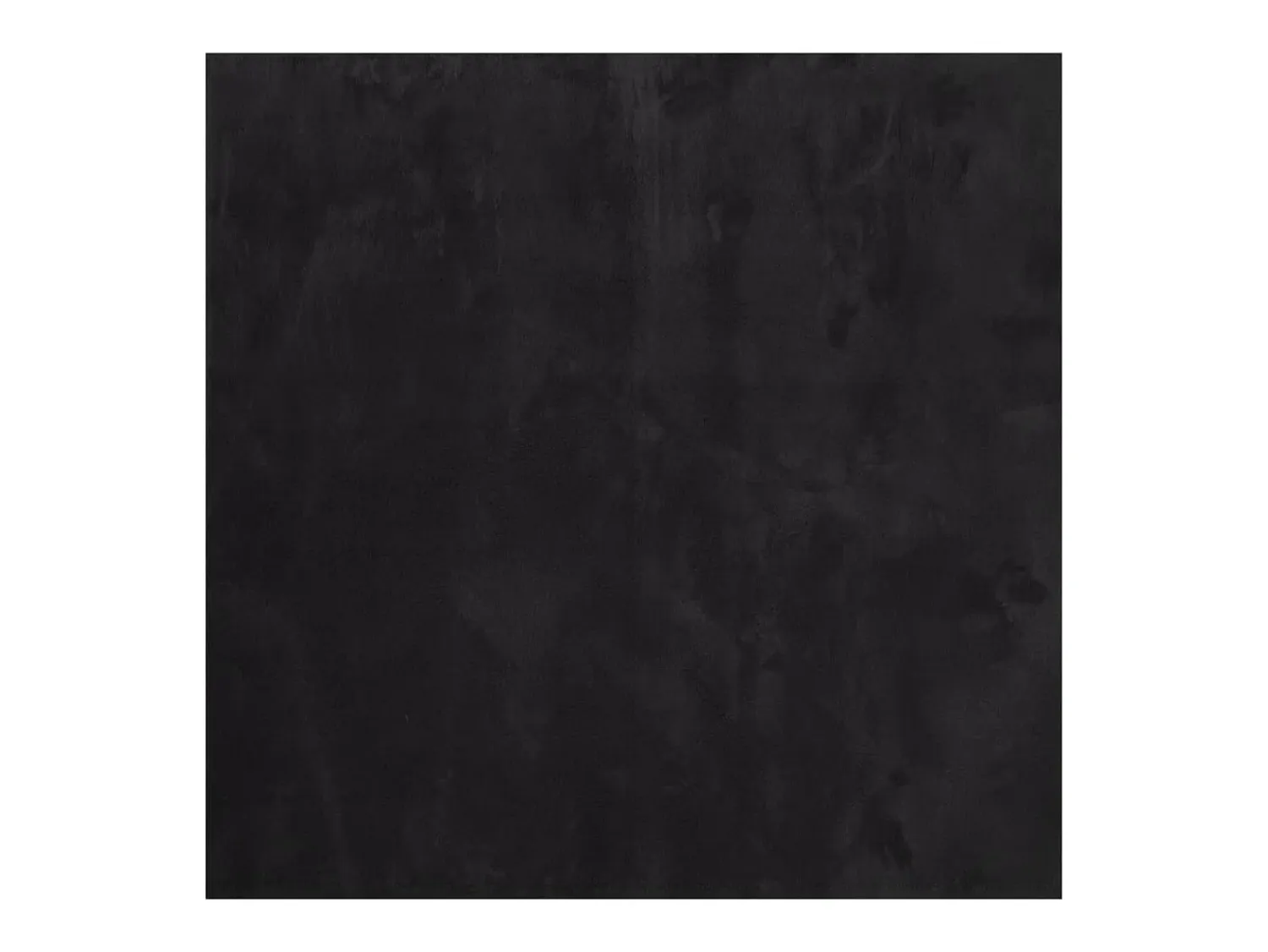 Alfombra De Cocina|Alfombra Redonda^Alfombra HUARTE de pelo corto suave y lavable negra 200x200 cm Negro