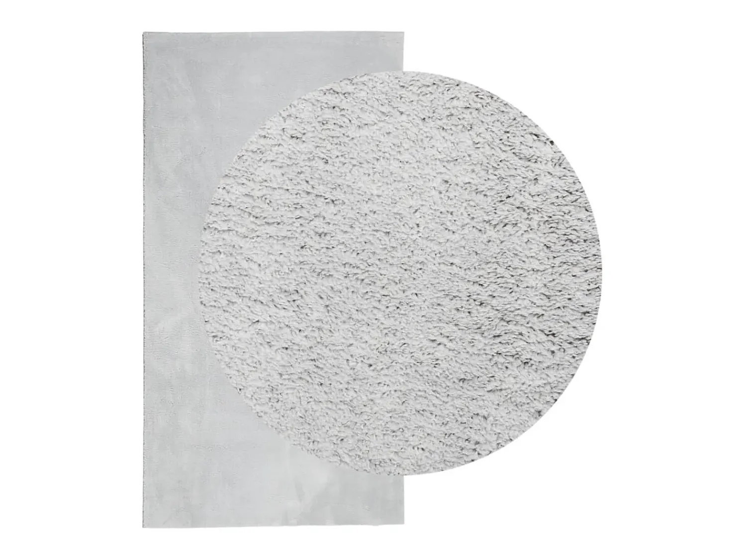 Online Alfombra HUARTE de pelo corto suave y lavable en 80x150 cm Gris