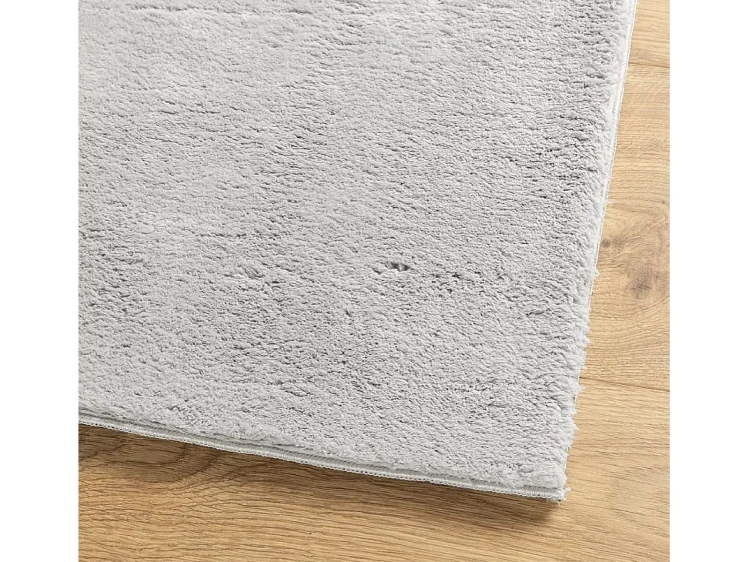 Online Alfombra HUARTE de pelo corto suave y lavable en 80x150 cm Gris