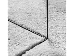 Online Alfombra HUARTE de pelo corto suave y lavable en 80x150 cm Gris
