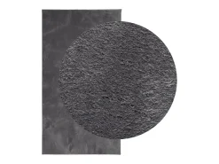 Best Alfombra HUARTE de pelo corto suave y lavable en color antracita 60x110cm Gris