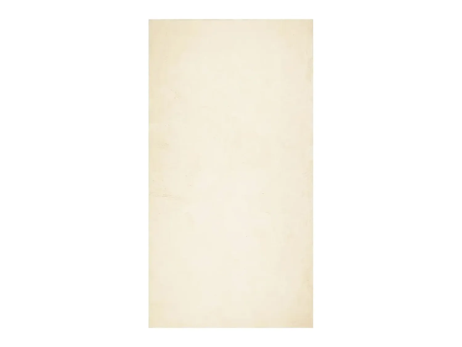 Alfombra De Cocina^Alfombra HUARTE de pelo corto suave y lavable color crema 60x110 cm Blanco