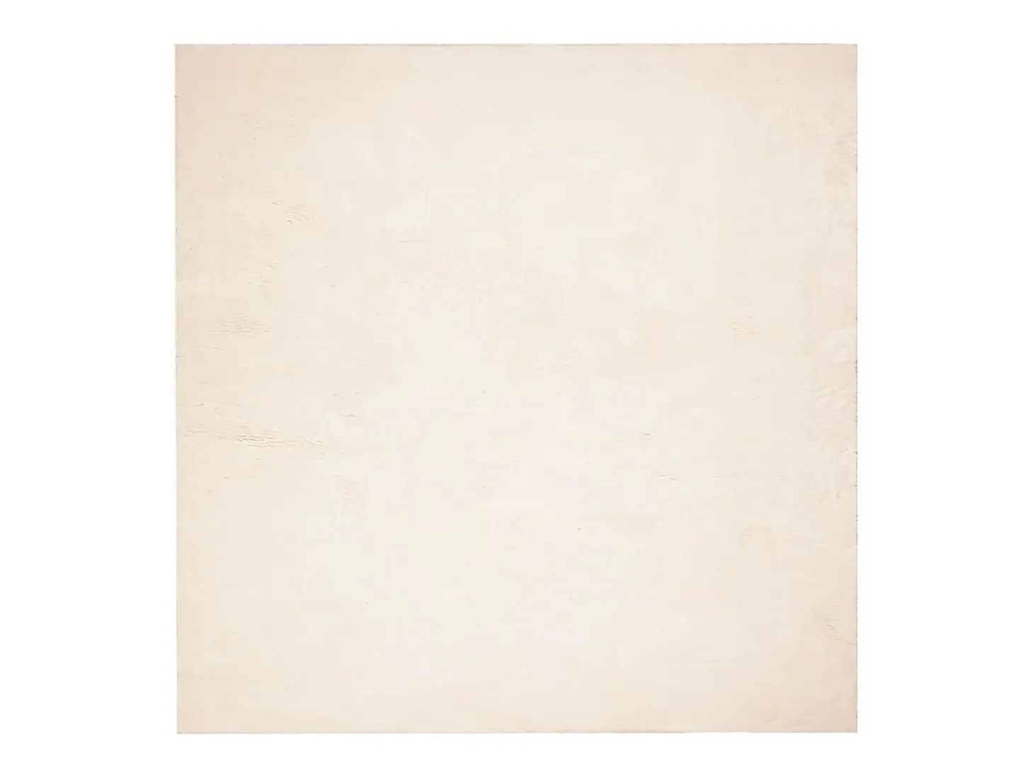 Alfombra HUARTE de pelo corto suave y lavable beige 240x240 cm