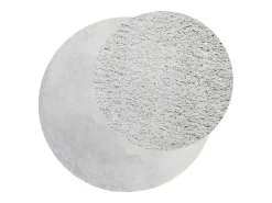 Discount Alfombra HUARTE de pelo corto suave y lavable, , Ø 120 cm Gris
