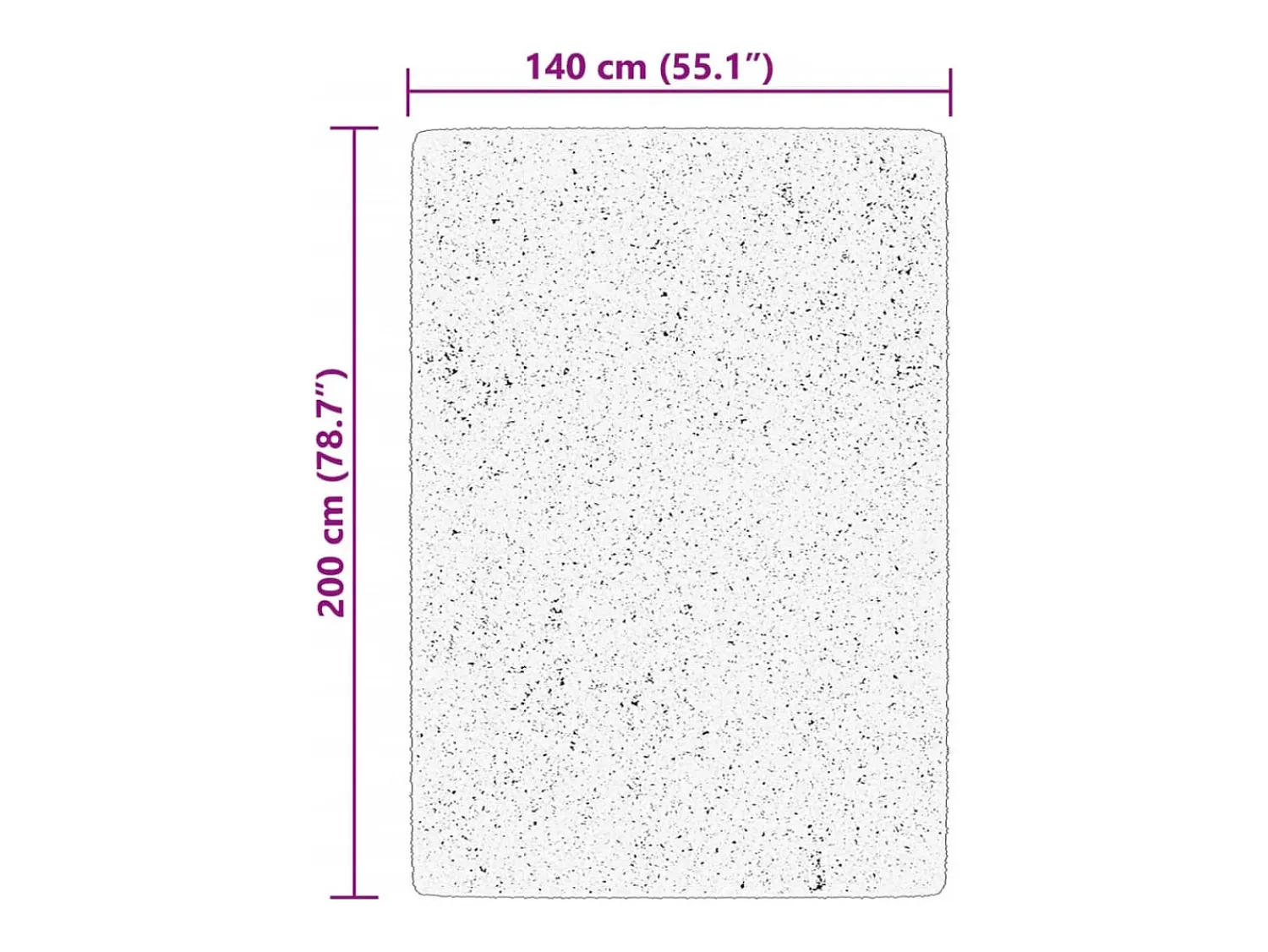 Alfombra De Cocina^Alfombra HUARTE de pelo corto suave y lavable 140x200 cm Beige