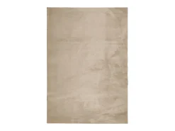Alfombra HUARTE de pelo corto suave y lavable arena 160x230 cm Marru00f3n