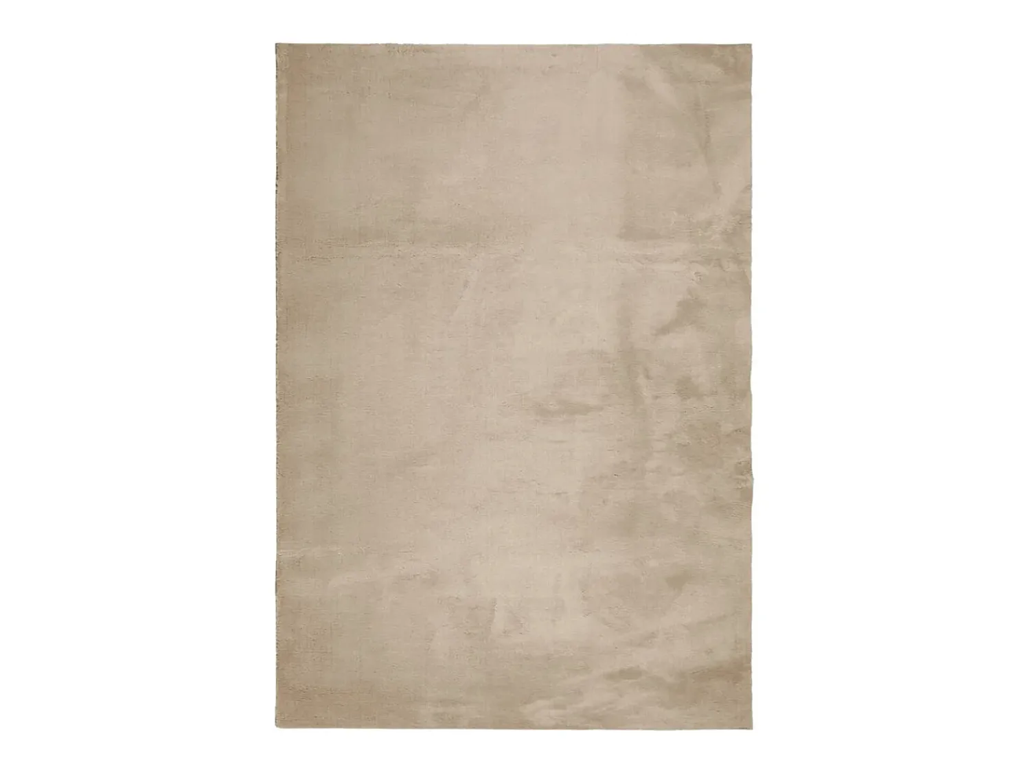 Alfombra HUARTE de pelo corto suave y lavable arena 160x230 cm Marru00f3n