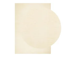 Alfombra De Cocina^Alfombra HUARTE de pelo corto suave y lavable color crema 160x230 cm Blanco