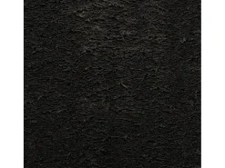Alfombra HUARTE de pelo corto suave y lavable negra 80x150 cm