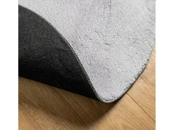 Alfombra De Cocina|Alfombra Redonda^Alfombra HUARTE de pelo corto suave y lavable, , Ø 160 cm Gris