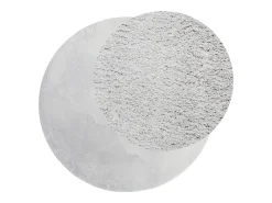 Alfombra De Cocina|Alfombra Redonda^Alfombra HUARTE de pelo corto suave y lavable, , Ø 160 cm Gris