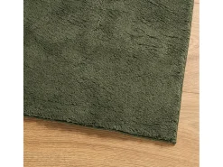 Alfombra De Cocina|Alfombra Redonda^Alfombra HUARTE de pelo corto suave y lavable color bosque 120x120 cm Verde