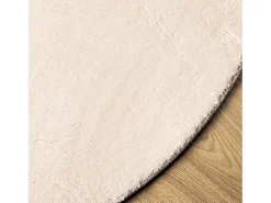 Alfombra De Cocina|Alfombra Redonda^Alfombra HUARTE de pelo corto suave y lavable en color Ø 200 cm Beige