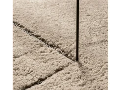 Alfombra De Cocina|Alfombra Redonda^Alfombra HUARTE de pelo corto suave y lavable arena 240x240 cm Marru00f3n
