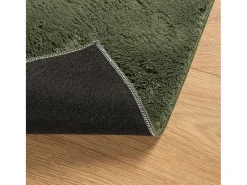 Alfombra De Cocina^Alfombra HUARTE de pelo corto suave y lavable color bosque 160x230 cm Verde