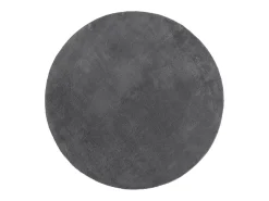 Alfombra De Cocina|Alfombra Redonda^Alfombra HUARTE de pelo corto suave y lavable en color antracita Ø 120 cm Gris