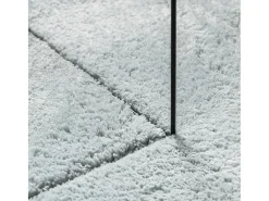 New Alfombra HUARTE de pelo corto suave y lavable 80x250 cm Azul