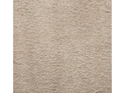 Alfombra HUARTE de pelo corto suave y lavable, color arena, Ø 120 cm
