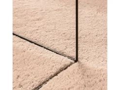 Alfombra De Cocina|Alfombra Redonda^Alfombra HUARTE de pelo corto suave lavable rojo claro 160x160 cm Rosa