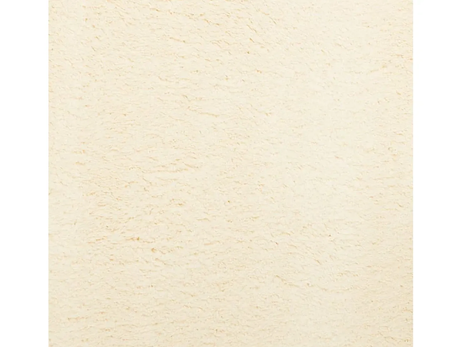 New Alfombra HUARTE de pelo corto suave y lavable en color crema, Ø 100 cm Blanco