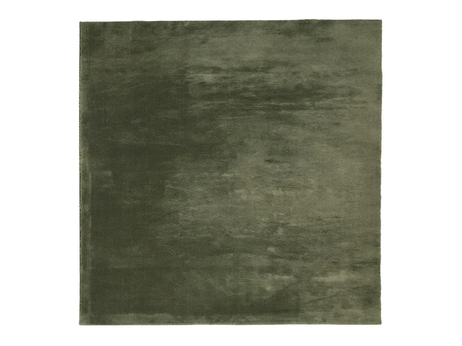 Online Alfombra HUARTE de pelo corto suave y lavable color bosque 200x200 cm Verde