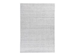 Alfombra De Salón^Alfombra Hygge de viscosa y lana 140x200 cm plata Boston Plateado