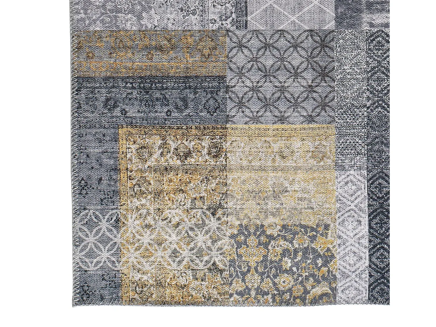 Sale Alfombra interior - abstracto - - 80 x 150 cm - NEILA Gris
