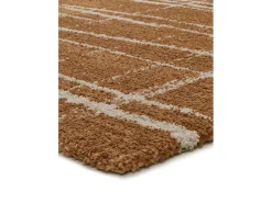 Alfombra interior - abstracto - cobre - 120 x 170 cm - VENUS
