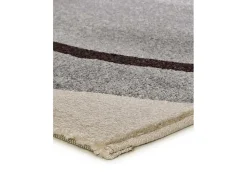 Alfombra interior - abstracto - beige / gris - 120 x 180 cm - LESSIA