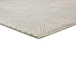 Alfombra De Salón^Alfombra interior - abstracto - beige / gris - 133 x 190 cm - PORTO Gris / Beige