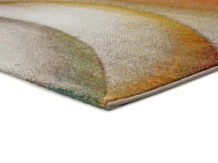 Sale Alfombra interior - abstracto - multicolor - 120 x 170 cm - LIBET Naranja / Verde / Azul / Beige / Multicolor