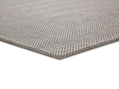 Sale Alfombra interior - chevron - plata - 80 x 150 cm - ESPIGA Gris