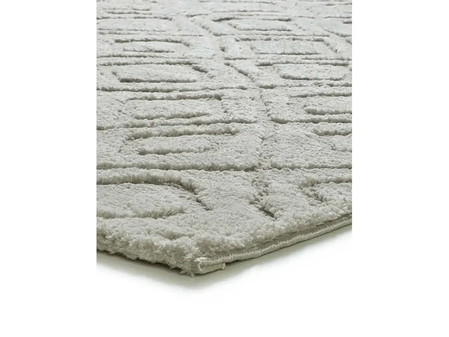 Alfombra De Salón^Alfombra interior - escandinavo con relieve - gris - 152 x 235 cm - JUNO Gris claro
