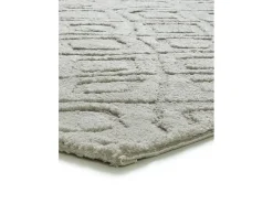 Alfombra interior - escandinavo con relieve - gris - 126 x 190 cm - JUNO
