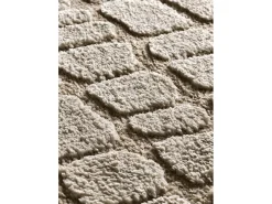 Best Alfombra interior - escandinavo con relieve - piedra - 126 x 190 cm - JUNO Topo